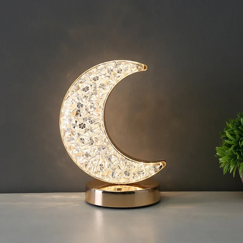 Lampada da Comodino Cristallo LED Dimmerabile Touch
