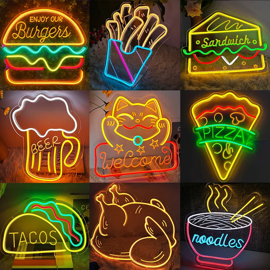 Insegna luminosa da parete
