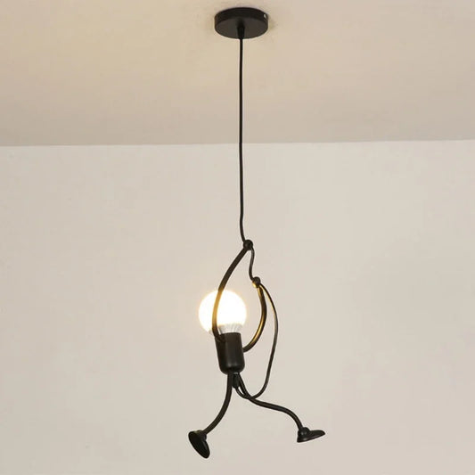 Lampadario Omino Ferro Vintage E27