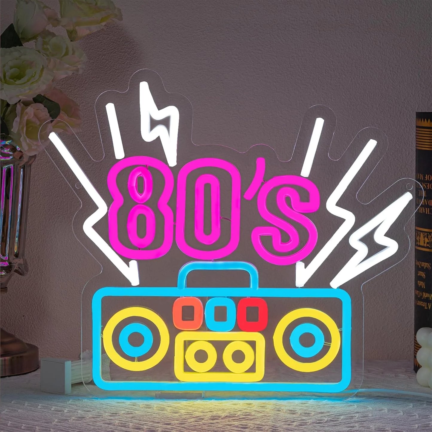 To The 80s Back Neon LED Sign