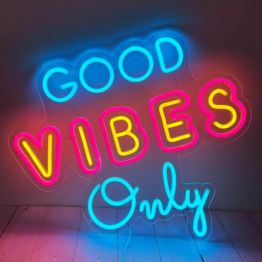 Good Vibes Only – Insegna al Neon LED