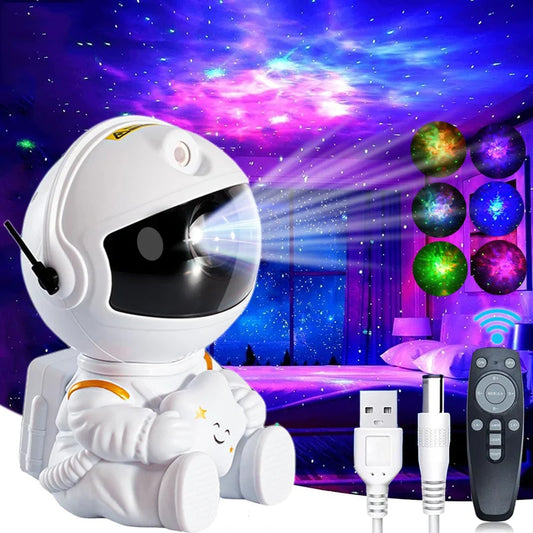 Proiettore Stelle Astronauta LED con Telecomando