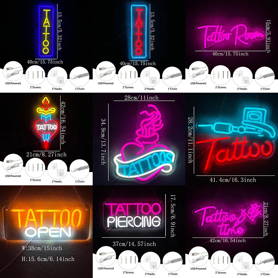 Tattoo Neon Sign LED