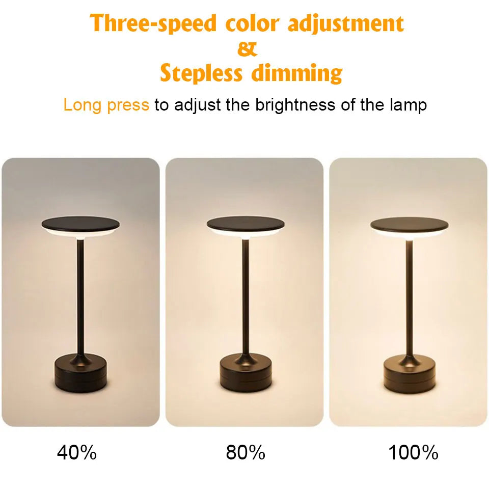 Lampada LED Tavolo – Ricaricabile Touch