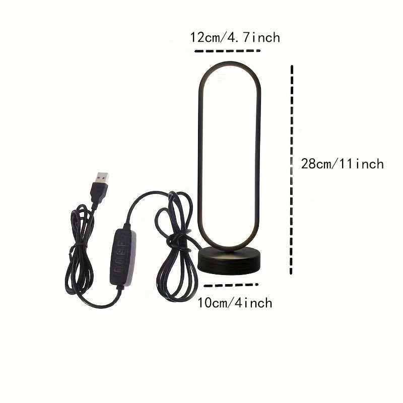 Lampada LED Tavolo USB 3 Luci Dimmer